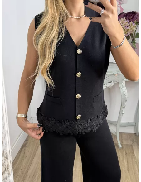 Conjunto Mariola negro