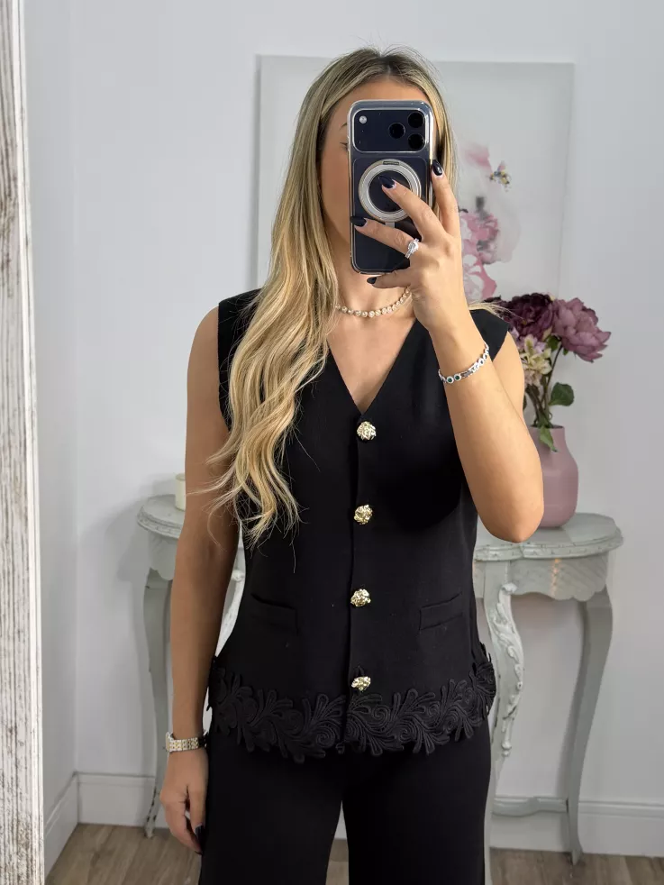 Conjunto Mariola negro