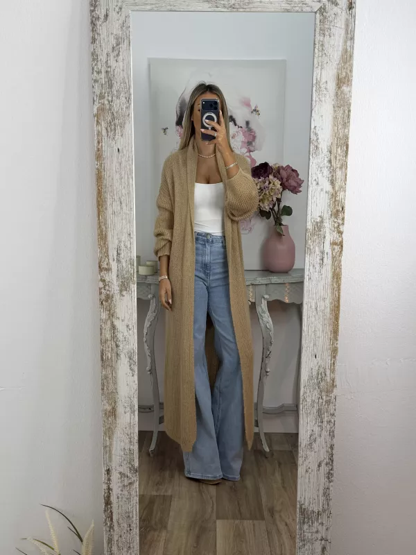 Cardigan Ágata camel