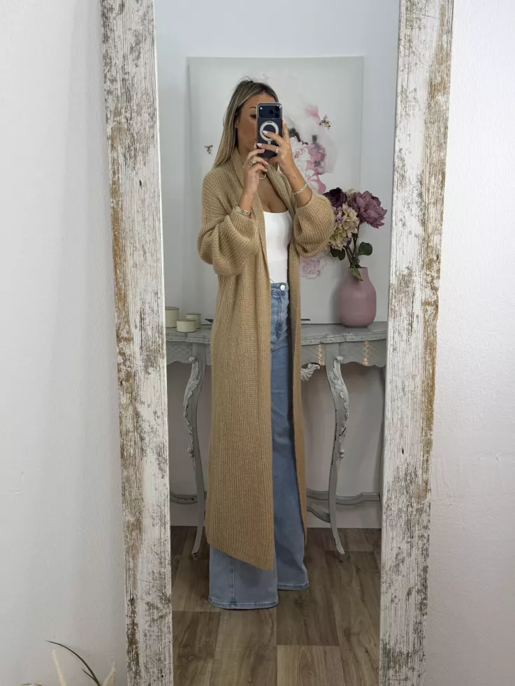 Cardigan Ágata camel