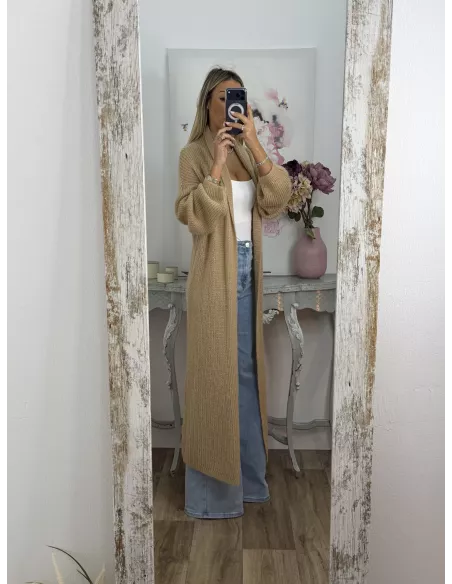 Cardigan Ágata camel