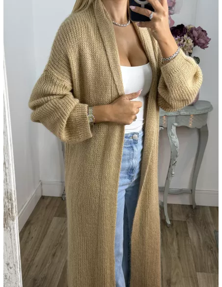 Cardigan Ágata camel