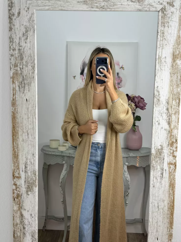 Cardigan Ágata camel