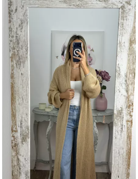 Cardigan Ágata camel