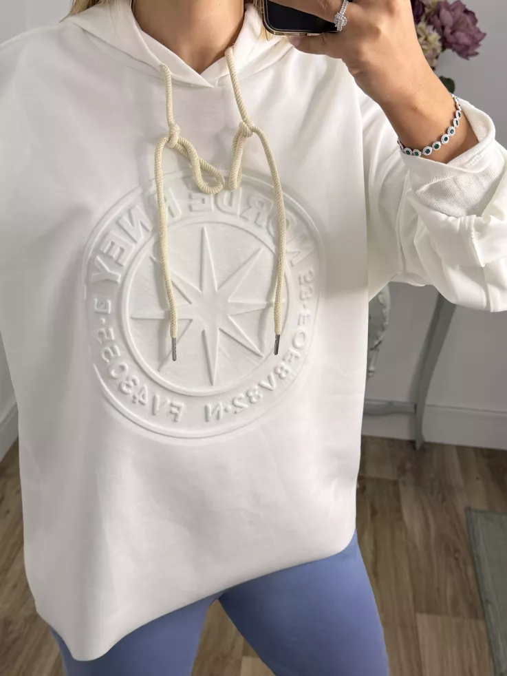Sudadera Norde blanca