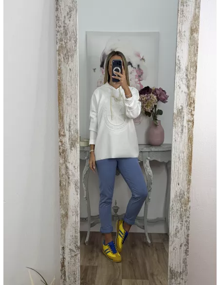 Sudadera Norde blanca
