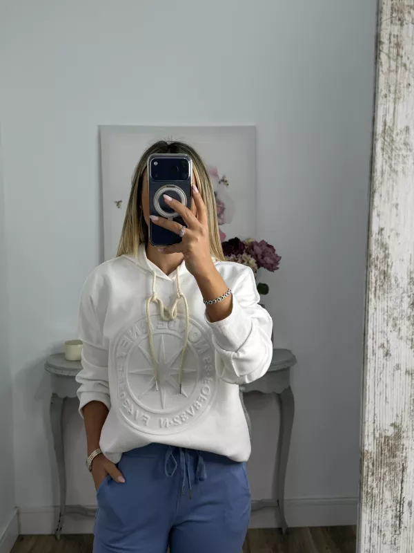 Sudadera Norde blanca