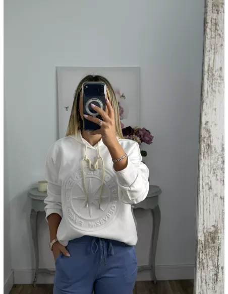 Sudadera Norde blanca
