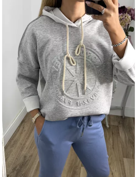 Sudadera Norde gris