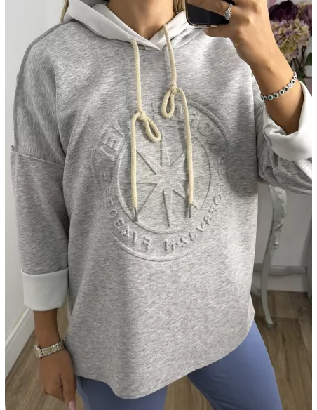Sudadera Norde gris