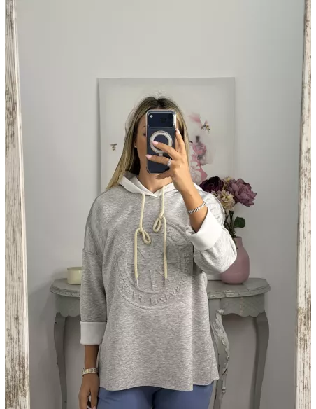 Sudadera Norde gris