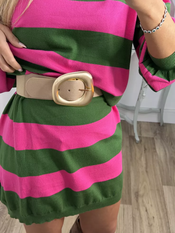 Cinturón Iconic taupe