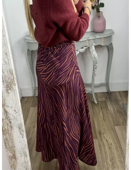 Falda Júlia estampada