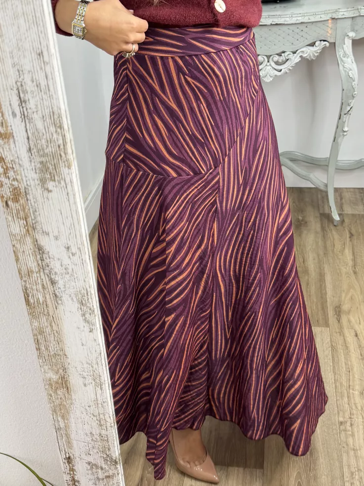 Falda Júlia estampada