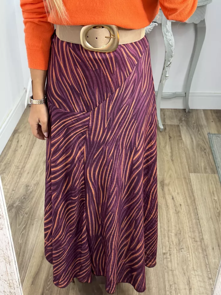 Falda Júlia estampada