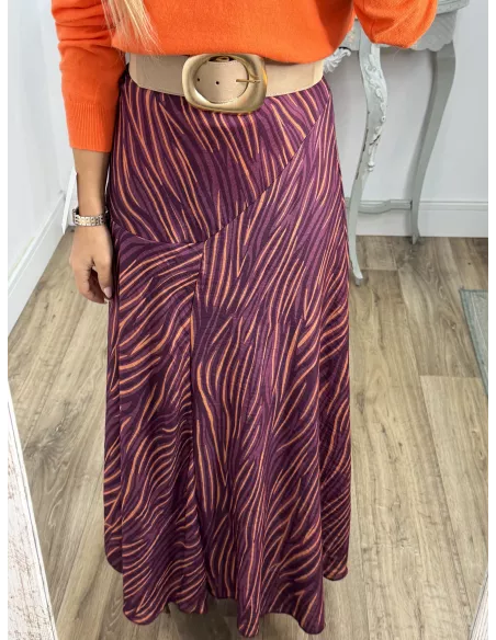 Falda Júlia estampada