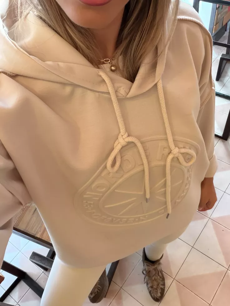 Sudadera Norde beige