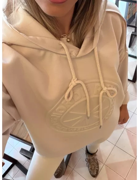 Sudadera Norde beige