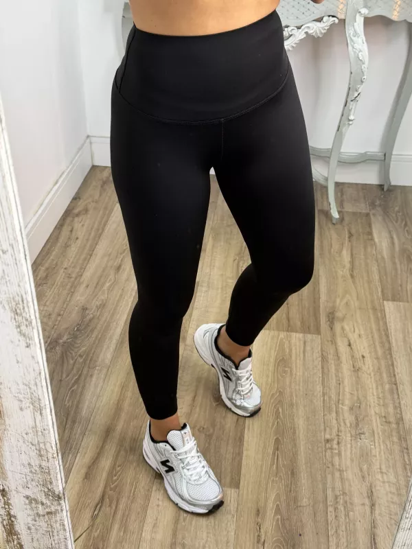 Leggins negro tiro alto liso