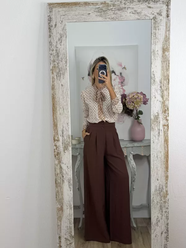 Pantalón Gale choco