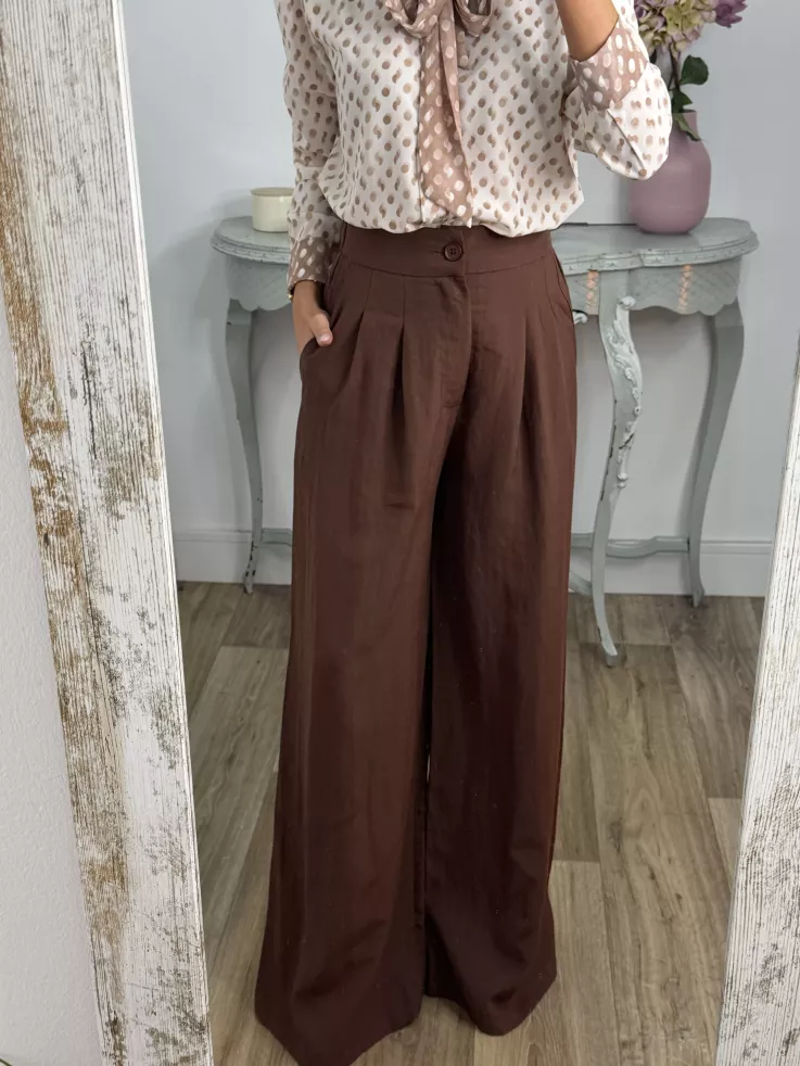 Pantalón Gale choco