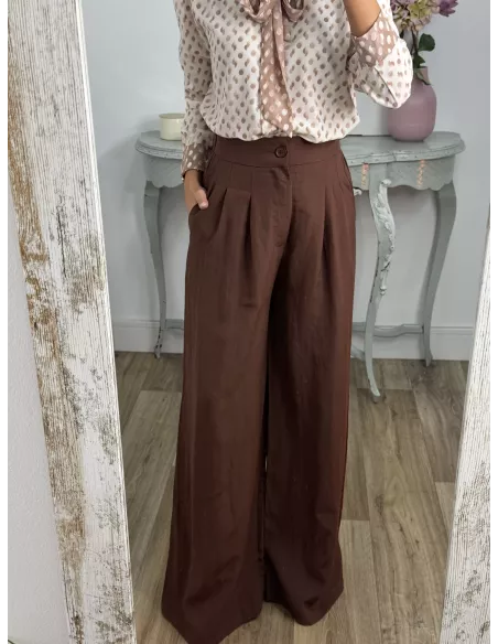 Pantalón Gale choco