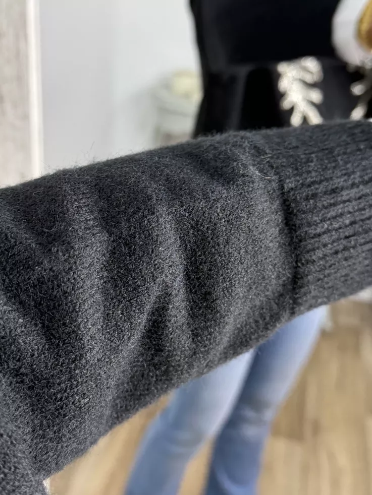 Jersey alas negro lentejuelas