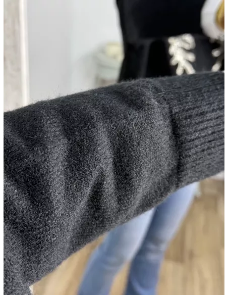 Jersey alas negro lentejuelas