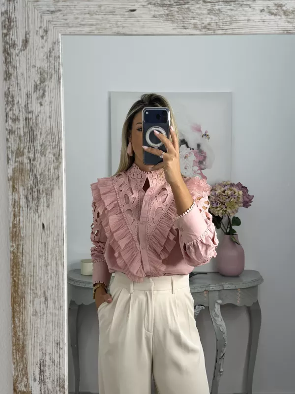 Camisa Sicilia rosa