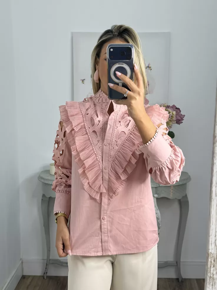 Camisa Sicilia rosa
