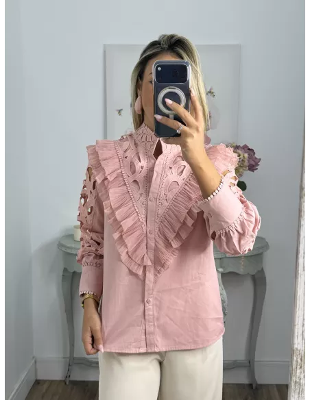 Camisa Sicilia rosa