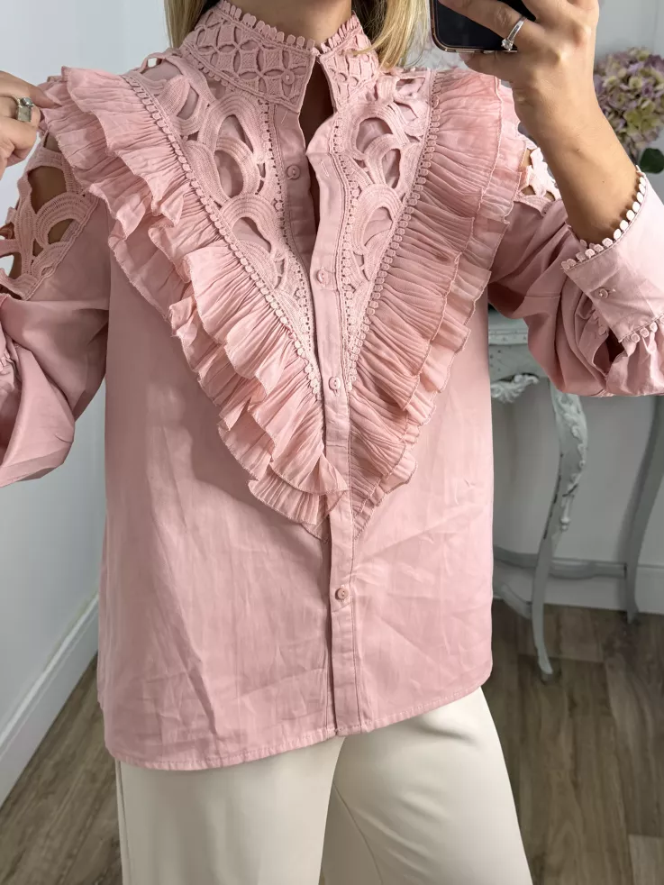 Camisa Sicilia rosa