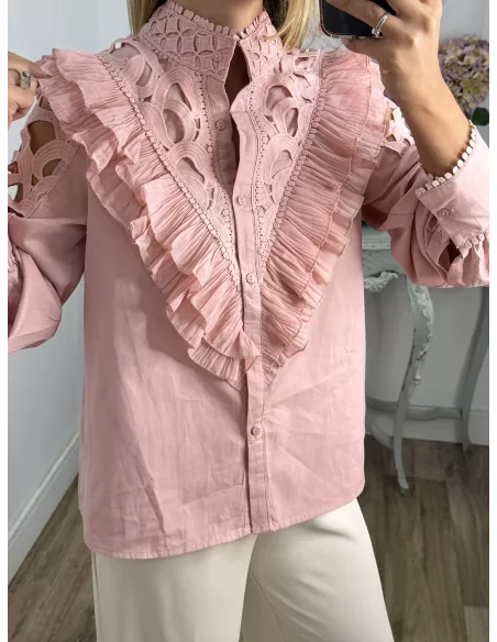 Camisa Sicilia rosa