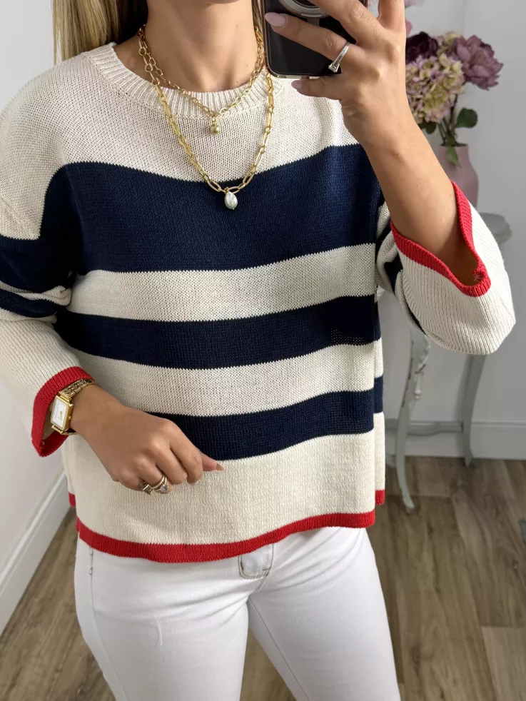 Jersey Davinia raya marino