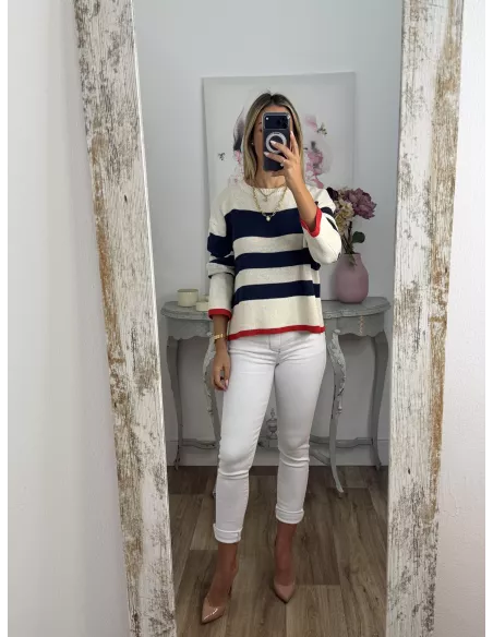 Jersey Davinia raya marino