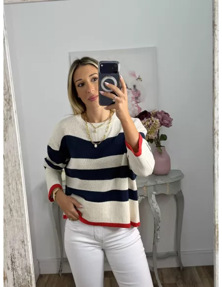 Jersey Davinia raya marino