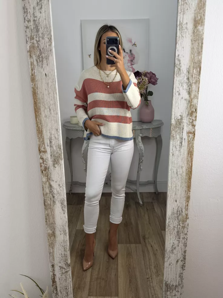 Jersey Davinia raya rosa