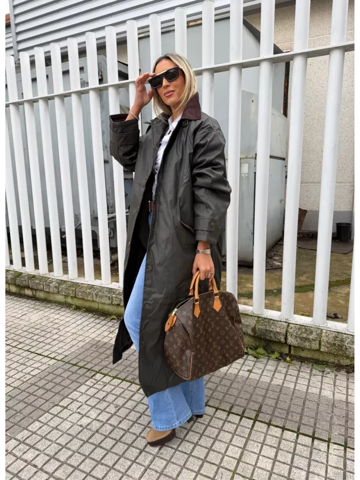 Gabardina larga Brithis