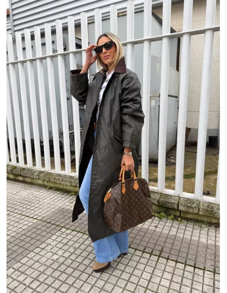 Gabardina larga Brithis