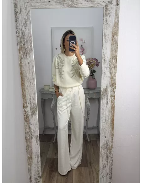 Pantalón Gantess hueso