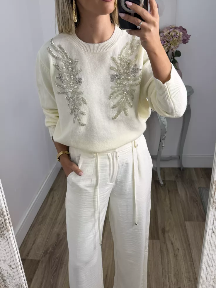 Pantalón Gantess hueso