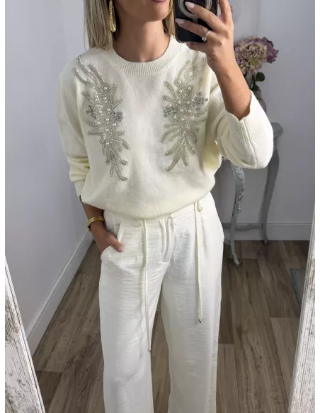 Pantalón Gantess hueso