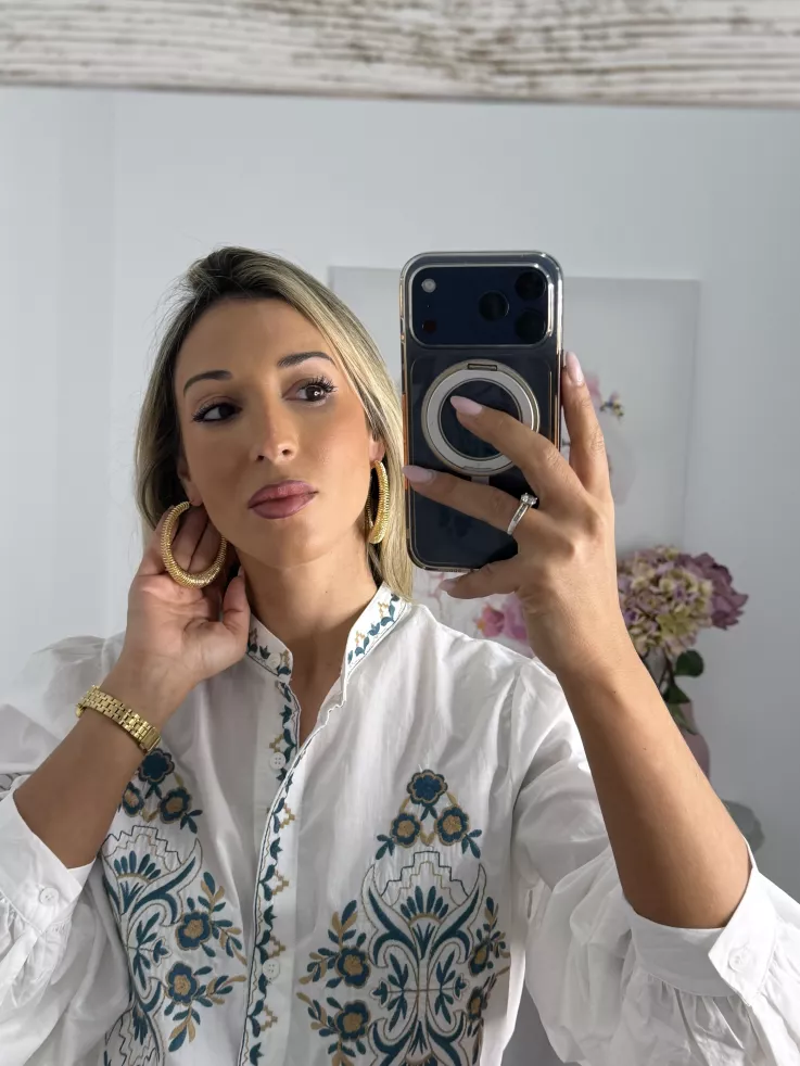 Pendientes de aro muelle