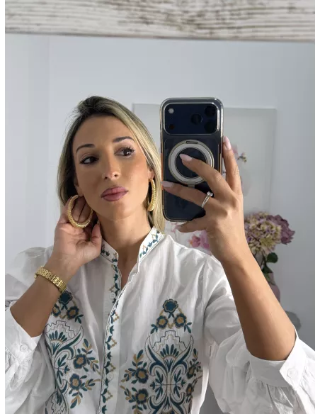 Pendientes de aro muelle