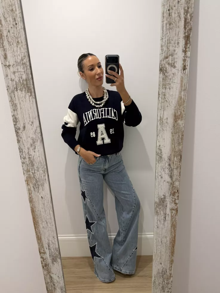 Jersey California azul marino