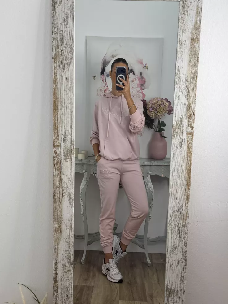 Conjunto sport Amour rosa