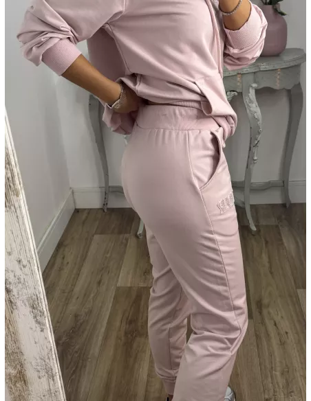 Conjunto sport Amour rosa