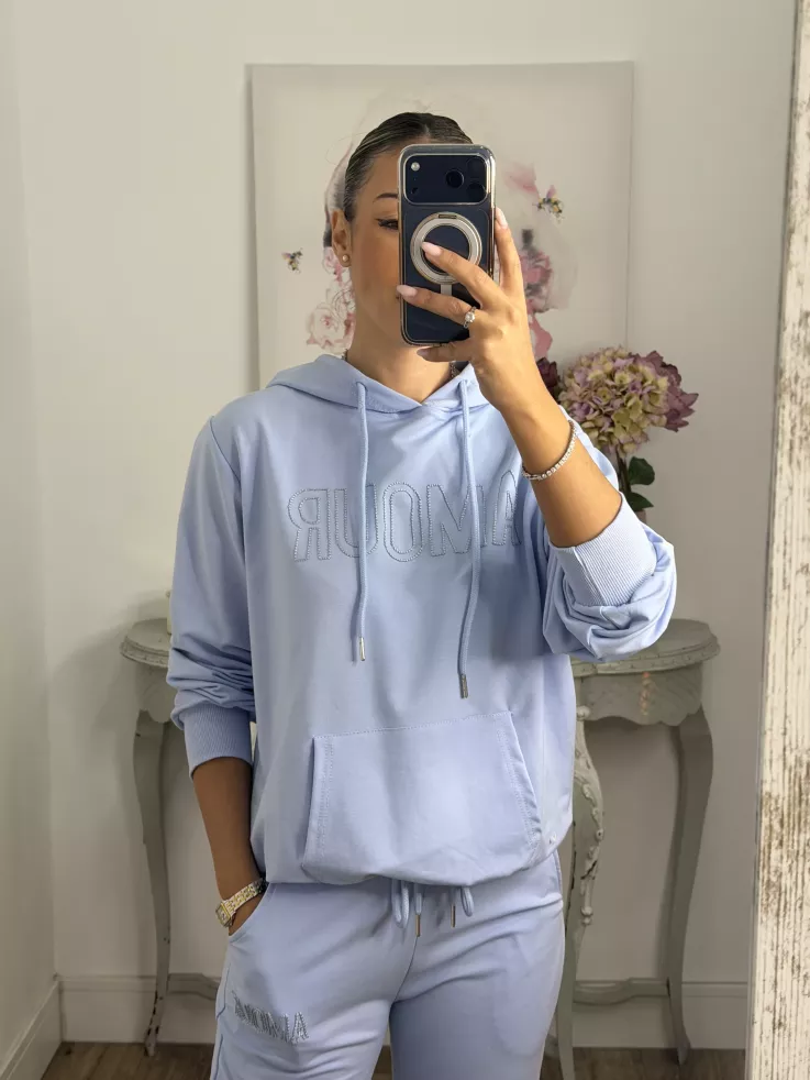 Conjunto sport Amour azul