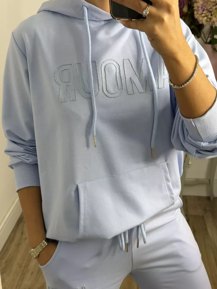 Conjunto sport Amour azul