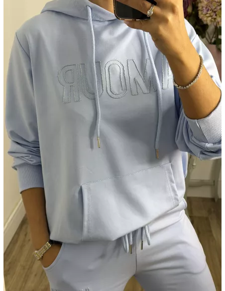 Conjunto sport Amour azul